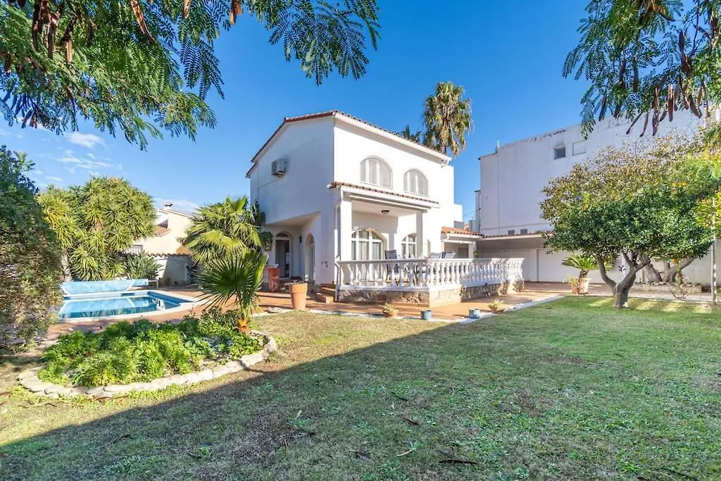 Villa Sm21-Gran Casa De Vacaciones En La Playa, 4 Habitaciones, Climatizada, Piscina, Barbacoa Y Wifi Ampuriabrava España